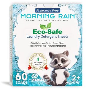 Eco-Pleasant Laundry Detergent Sheets – Made in Finland, Unscented, Bio-Enzyme Components for Highly effective Cleansing, 30 Sheets (Cleans As much as 60 Masses) – Non-Poisonous, Freed from…