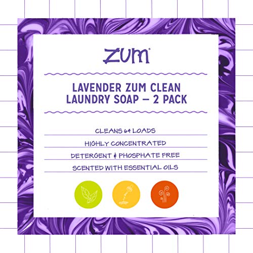 Indigo Wild Zum Clear Plant-Based mostly Liquid Laundry Cleaning soap - Lavender Scent with Baking Soda, Important Oils, and Saponified Coconut Oil - 64 fl oz (Set of two)